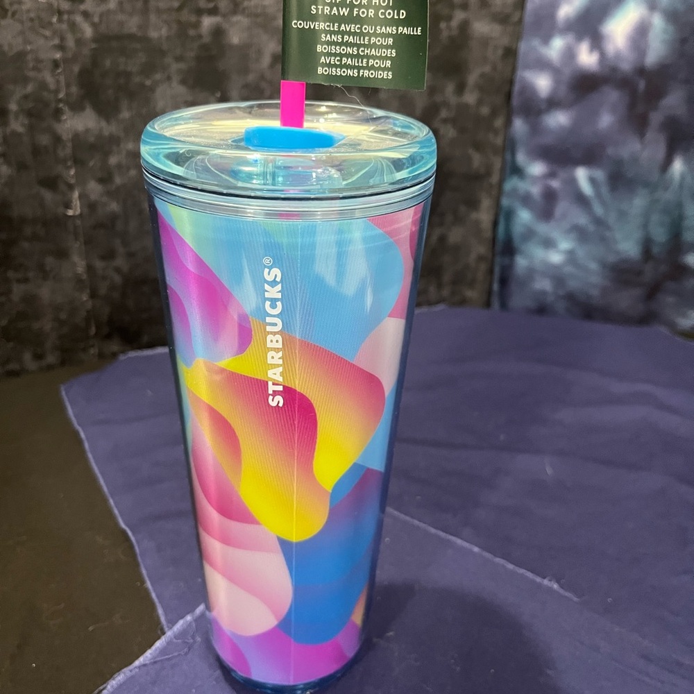 Starbucks Colorful Tumbler with Straw